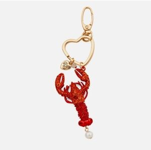 🔹️Betsey Johnson🔹️ Red Lobster Keychain Bag Charm ✨️